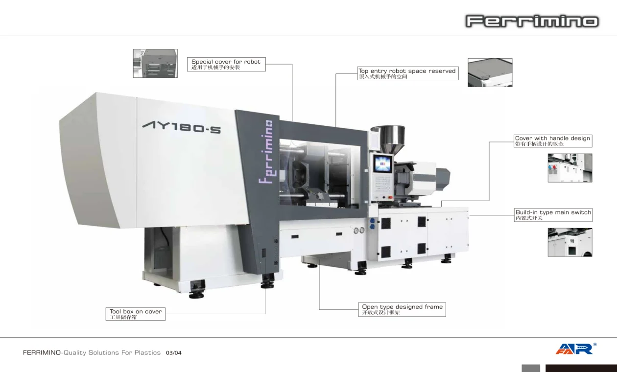 Ferrimino AY550 Injection Molding Machine